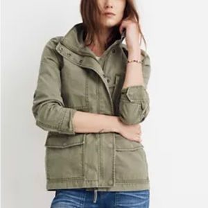 Madewell Passage Jacket in Desert Olive, size L
